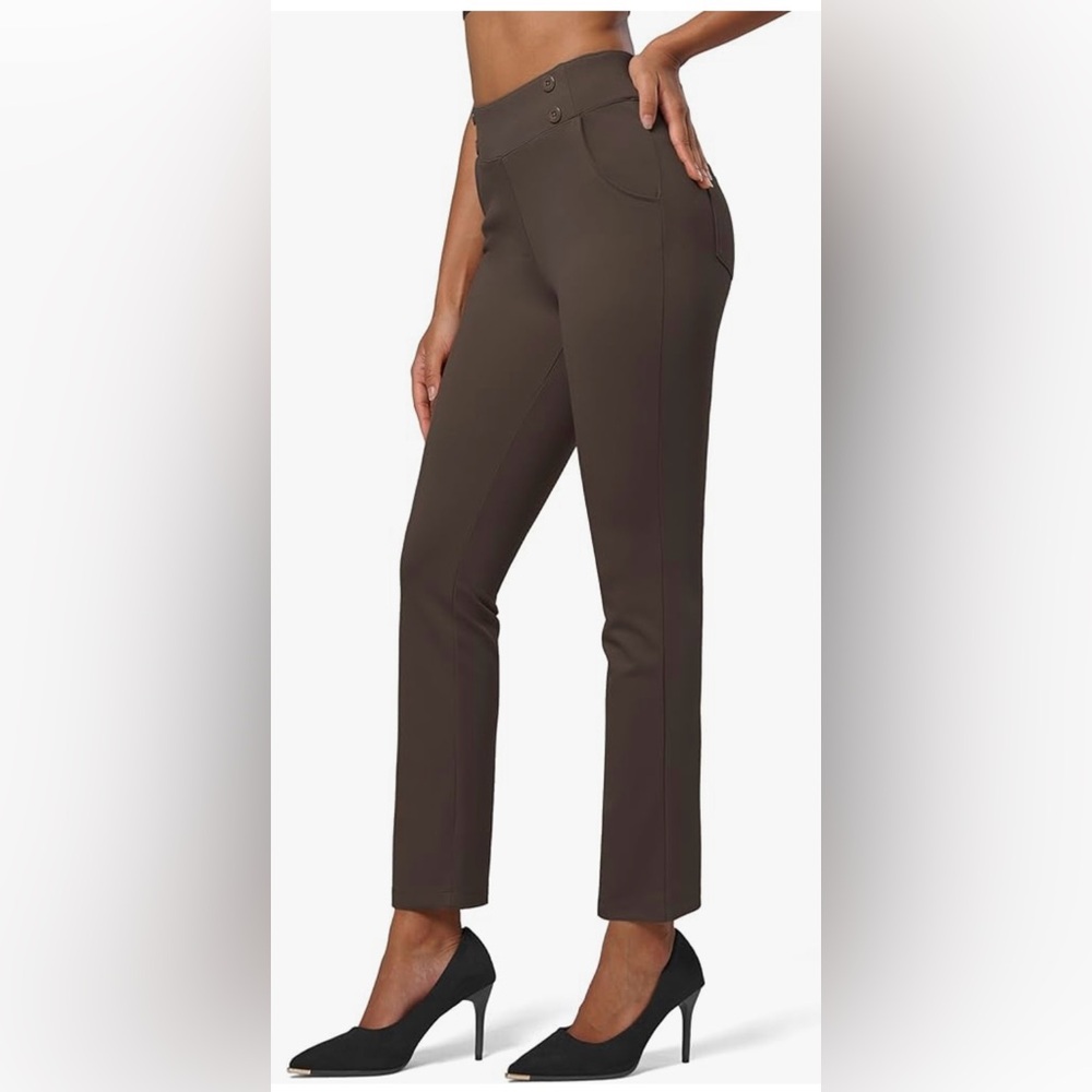 Willit Women's Yoga Dress Pants Stretch Business Work Casual Pants High waisted